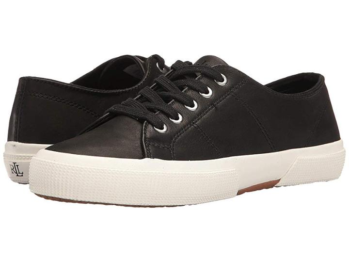 Lauren Ralph Lauren Jolie (black) Women's Lace Up Casual Shoes