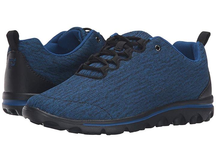Propet Travelactiv (black/navy Heather) Women's Shoes