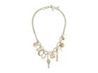 French Connection Charm Frontal Necklace 18 (gold) Necklace