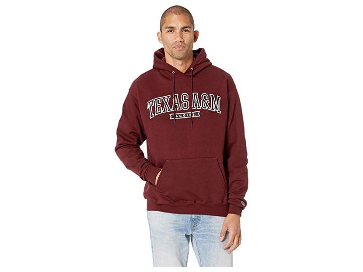 Champion College Texas Am Aggies Eco(r) Powerblend(r) Hoodie 2 (maroon) Men's Sweatshirt