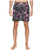 Tommy Bahama Naples Subtropical Palm Swim Trunk (black) Men's Swimwear