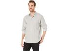 Tommy Bahama Sea Glass Breezer Long Sleeve Shirt (light Grey) Men's Long Sleeve Button Up