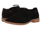 Hush Puppies Chardon Oxford (black Suede) Women's Lace Up Cap Toe Shoes