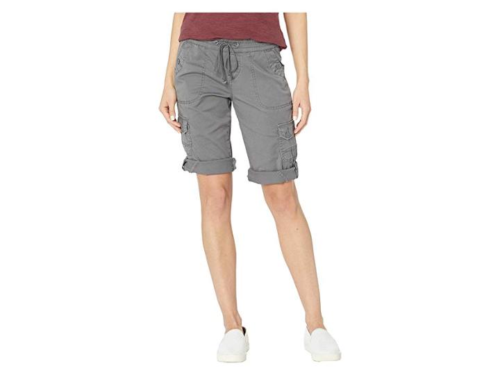 Unionbay Finnley Convertible Skimmer Shorts (light Galaxy Grey) Women's Shorts