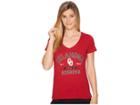Champion College Oklahoma Sooners University V-neck Tee (cardinal) Women's T Shirt