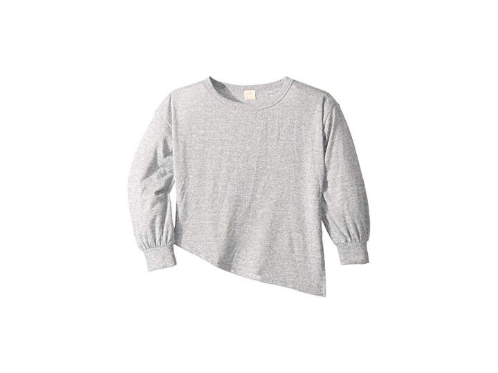 O'neill Kids Flourish Long Sleeve Fleece (big Kids) (heather Grey) Girl's Fleece