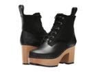 Swedish Hasbeens Hippie Lace-up (black) Women's Boots
