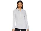 The North Face Om 1/2 Zip (tnf Light Grey Heather) Women's Long Sleeve Pullover