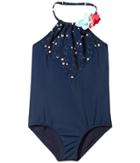 Roxy Kids Star Boho One-piece (toddler/little Kids) (swim Dress Blues Nice One) Girl's Swimsuits One Piece