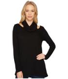 Karen Kane Cut Out Cowl Neck Sweater (black) Women's Sweater