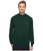 Vineyard Vines Cotton 1/4 Zip Sweater (charleston Green) Men's Clothing