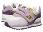 New Balance Kids Iv574v1 (infant/toddler) (light Cashmere/dark Currant) Girls Shoes