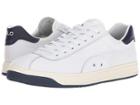 Polo Ralph Lauren Court 100 (white/newport Navy) Men's Shoes