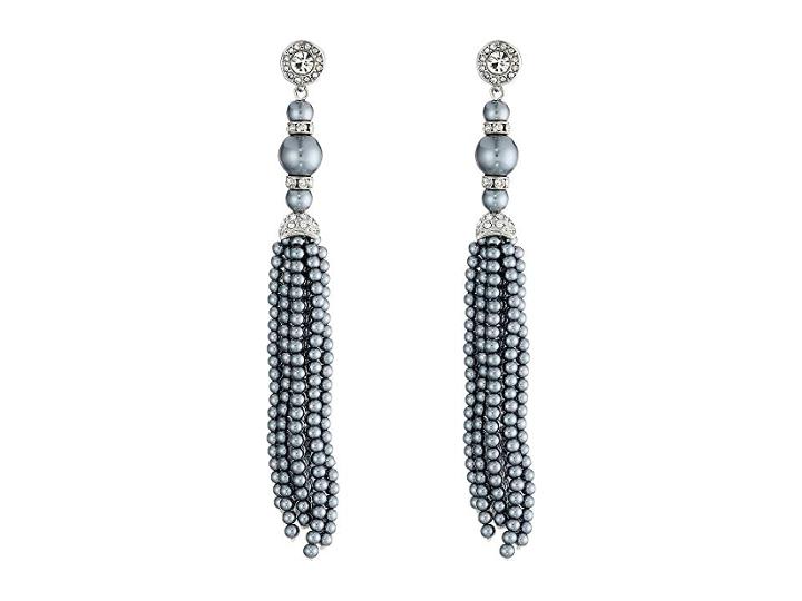 Kenneth Jay Lane 3479escgpp Earring (grey Pearl) Earring