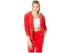 Juicy Couture Sequin Logo Hoodie (true Red) Women's Clothing