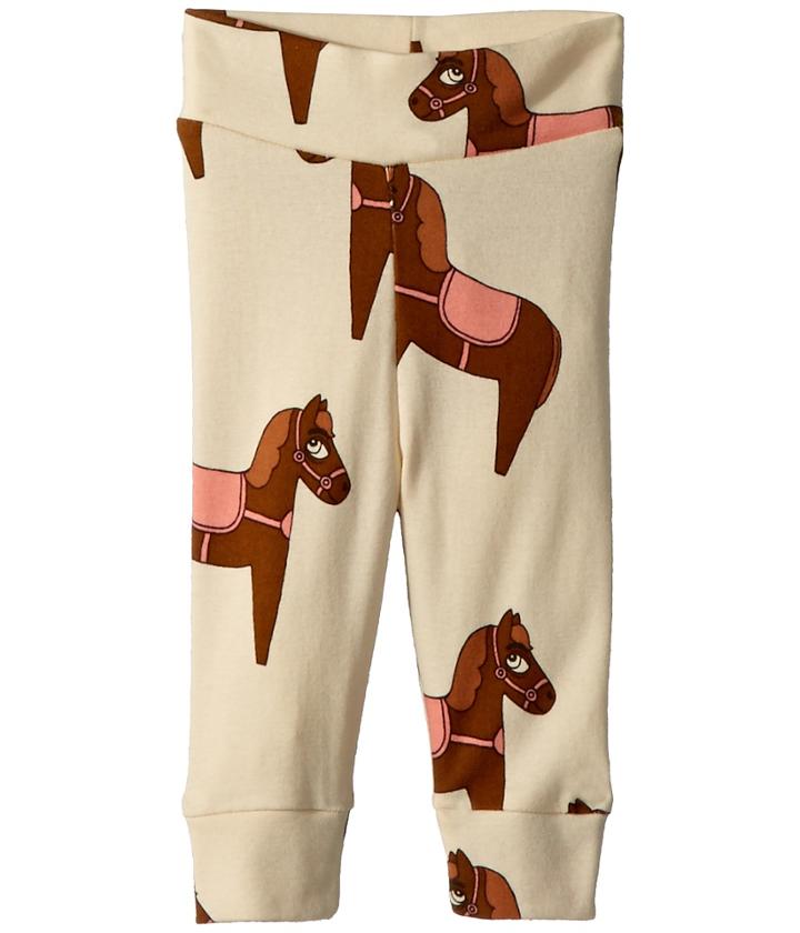 Mini Rodini Horse Leggings (infant) (pink) Girl's Casual Pants