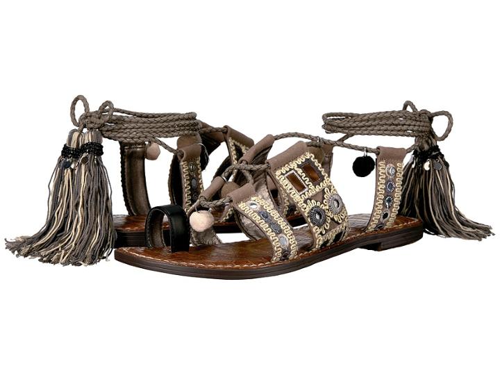 Sam Edelman Gretchen (putty/black/natural Multi) Women's Sandals