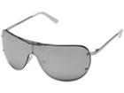Guess Gf5040 (shiny Light Nickeltin/smoke Mirror) Fashion Sunglasses