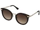 Guess Gf6041 (matte Havana/gradient Brown Lens) Fashion Sunglasses
