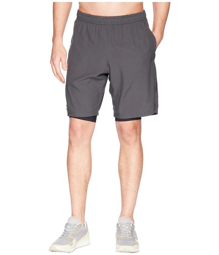 2xu Training 2-in-1 Compression 9 Shorts (charcoal/nero) Men's Workout