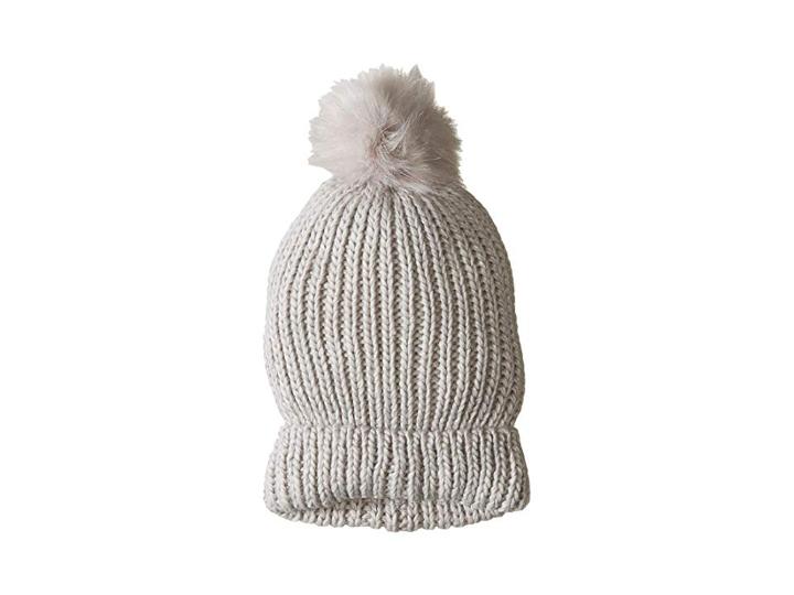 Hat Attack Tonal Pom Hat W/ Interchangeable Pom (light Grey) Caps