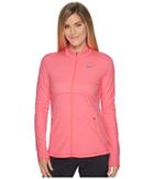Nike Golf Dry Jacket Full Zip (sunset Pulse/black) Women's Coat
