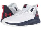 Under Armour Ua Jet Mid (white/midnight Navy/red) Men's Shoes