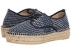 Loeffler Randall Alfie (eclipse/ivory Stitched Fabric) Women's Lace Up Casual Shoes