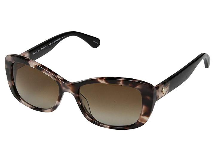 Kate Spade New York Claretta/p/s (pink Havana) Fashion Sunglasses