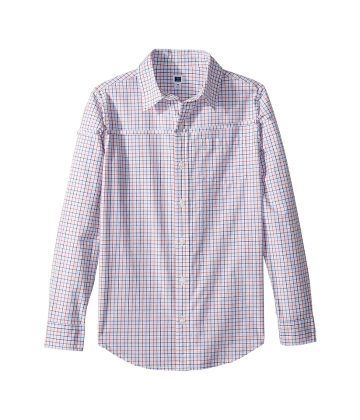 Janie And Jack Long Sleeve Button-up Shirt (toddler/little Kids/big Kids) (multicolor 2) Boy's Long Sleeve Button Up