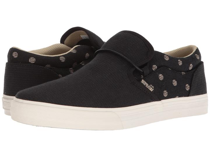 Supra Cuba (black/mojave/bone) Men's Skate Shoes