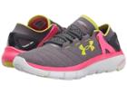 Under Armour Ua Speedformtm Fortis (graphite/pink Punk/flashlight) Women's Running Shoes