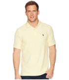 U.s. Polo Assn. Ultimate Pique Polo Shirt (lemon Frost) Men's Clothing
