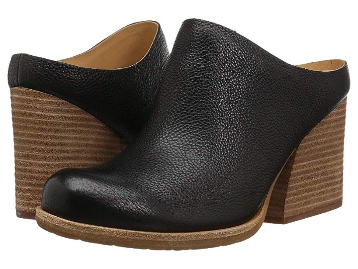 Kork-ease Challis (black Full Grain Leather) Women's Clog Shoes