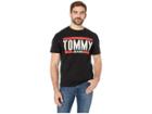 Tommy Jeans Essential Block Tee (tommy Black) Men's Clothing