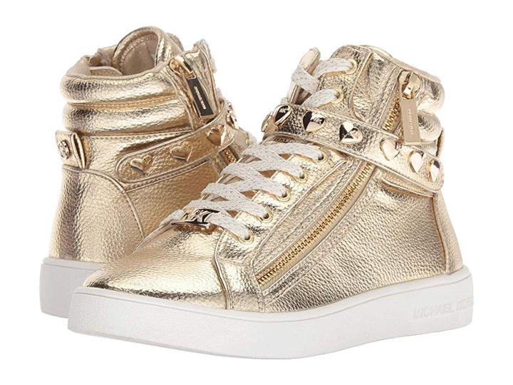 Michael Michael Kors Kids Ivy Rox (little Kid/big Kid) (gold) Girl's Shoes