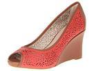 Rockport - Seven To 7 Laser Peep Toe Wedge (poppy Red)