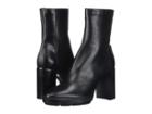 Aquatalia Isla (black Calf) Women's Dress Zip Boots