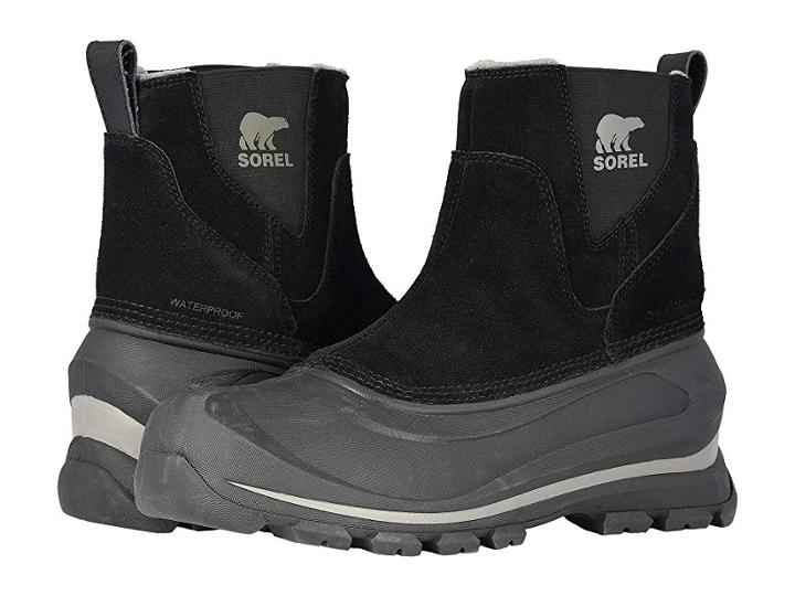 Sorel Buxton Pull On (black/quarry) Men's Waterproof Boots