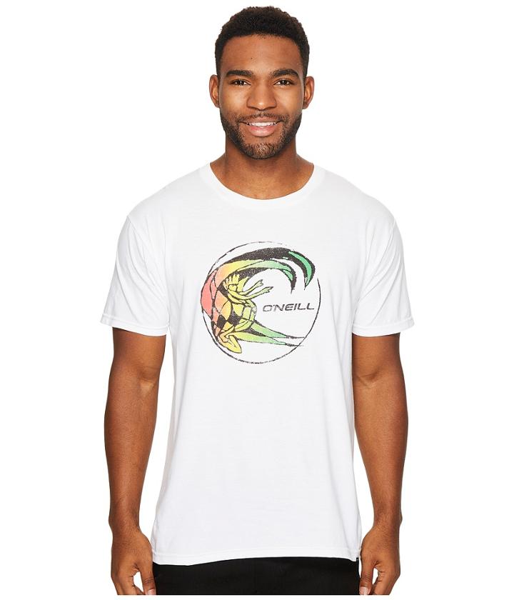 O'neill Rasta Cult Tee (white) Men's T Shirt
