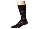 Paul Smith Multistripe Polka Sock (black) Men's Crew Cut Socks Shoes