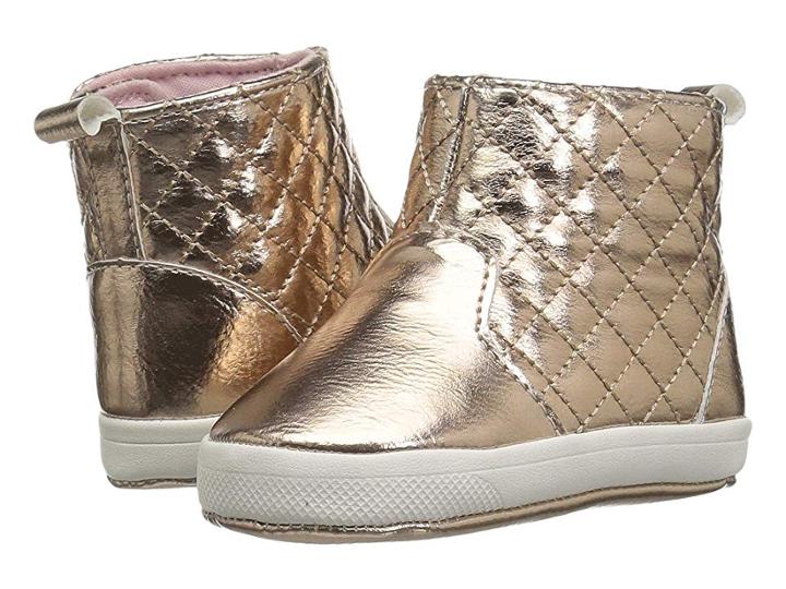 Baby Deer Soft Sole Quilted Boot (infant) (rose Gold) Girls Shoes