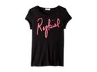 Sonia Rykiel Kids Ankara Short Sleeve Logo T-shirt (toddler/little Kids/big Kids) (black) Girl's T Shirt