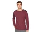 Brooks Distance Long Sleeve Shirt (raisin/heather Black) Men's Long Sleeve Pullover