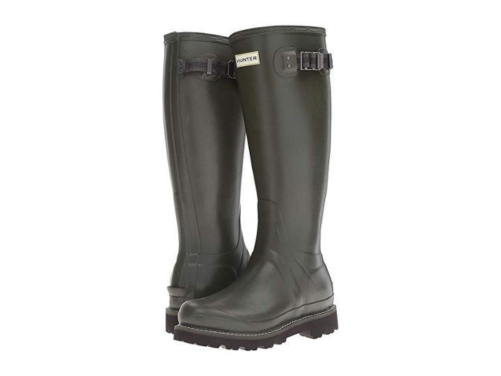 Hunter Balmoral (dark Olive) Women's Boots