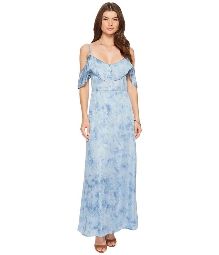 Amuse Society Lost Paradise Dress (indy Blue) Women's Dress