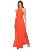 Astr The Label Petra Dress (hot Red) Women's Dress