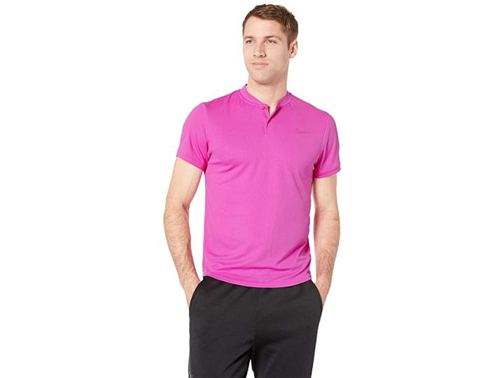 Nike Nikecourt Dry Polo Blade (active Fuchsia/active Fuchsia) Men's Clothing