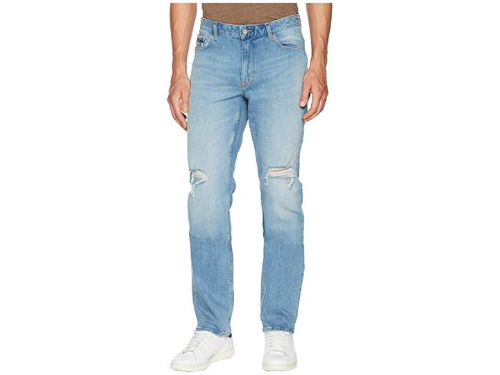 Calvin Klein Jeans Slim Straight Fit Jeans In Divisadero Blue Wash (divisadero Blue Wash) Men's Jeans