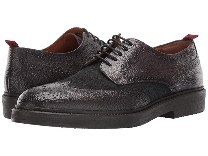 Bruno Magli Walton By Magli (dark Grey) Men's Shoes